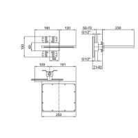 FANTINI 86008036A Внутренняя часть для монтажа верхнего душа