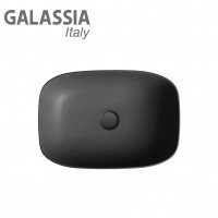 GALASSIA Dream 7301NEMT - Раковина накладная на столешницу 50*38 см (цвет: чёрный матовый)