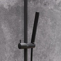 Damixa Scandinavian Pure 936800300 Душевая система | комплект с термостатическим смесителем (чёрный матовый)