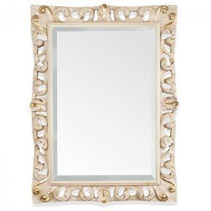 Зеркало в раме 87 х 116 см TW03539avorio/oro Tiffany World
