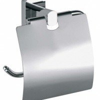 REMER Forma FR60CR Держатель для туалетной бумаги с крышкой (хром)