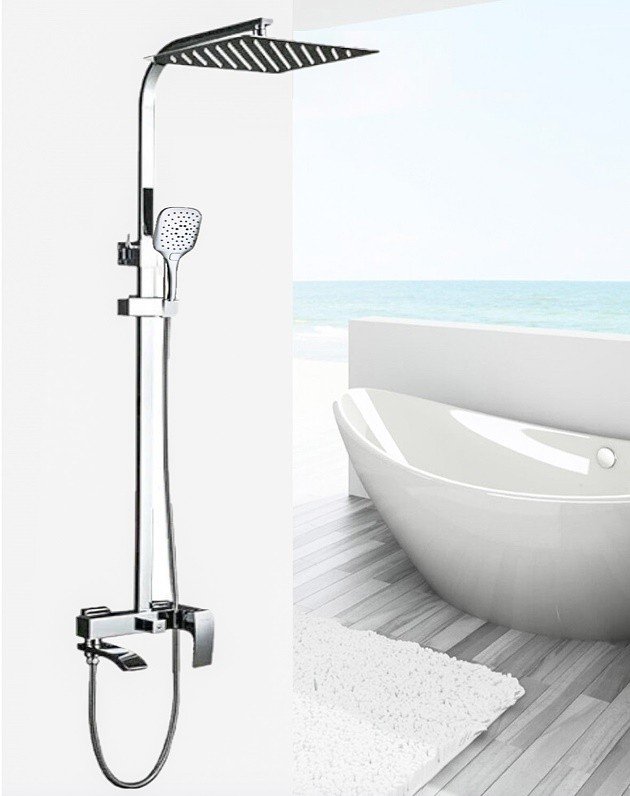 ALMAes Turia SDI-1820 Душевая система с изливом (хром), купить в ...