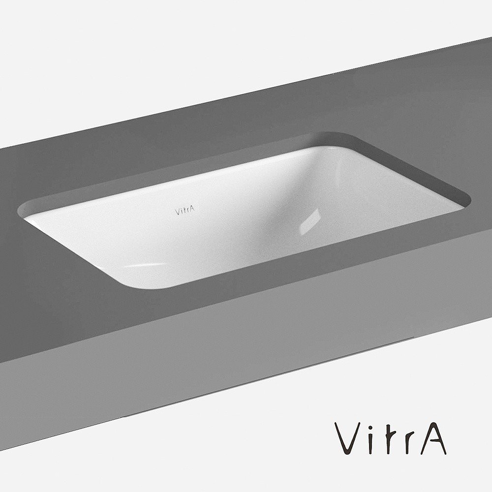 VITRA S20 5474B003-0618 - Врезная раковина 43*30 см | монтаж снизу ...