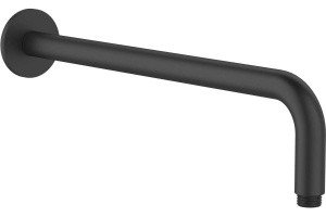 ESKO SH376 black Настенный кронштейн для верхнего душа 370 мм (чёрный матовый)