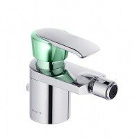 KLUDI JOOP! 55217H775 - Смеситель для биде (хром - хрусталь зеленый)