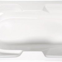 Акриловая ванна ALPEN Kaila 190 26111, гарантия 10 лет, прямоугольная форма, объём 250 литров, цвет - euro white (европейский белый)