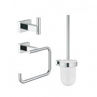GROHE Essentials Cube 40757001 - Набор аксессуаров для ванной комнаты и туалета (хром)