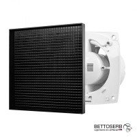 BETTOSERB 110150CB Декоративная накладка под плитку на вентилятор (чёрный)
