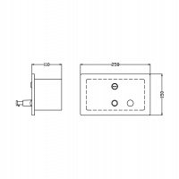 NOFER Inserts 03202.S Встраиваемый дозатор для жидкого мыла (матовая нержавеющая сталь)