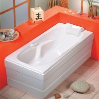 Акриловая ванна ALPEN Kamelie 170 35111, гарантия 10 лет, прямоугольная форма, объём 210 литров, цвет - euro white (европейский белый)