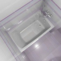 Акриловая ванна ALPEN Lily 120 25111, гарантия 10 лет, прямоугольная форма, объём 150 литров, цвет - euro white (европейский белый)