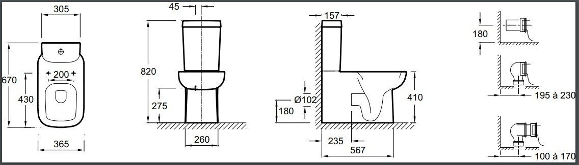 Бачок для унитаза E4832-00 Jacob Delafon REPLAY, купить в интернет ...