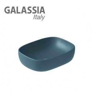 GALASSIA Dream 7301ON - Раковина накладная на столешницу 50*38 см (цвет: синий матовый)