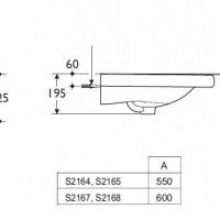 Ideal Standard Contour 21 S216501 Раковина на 55 см