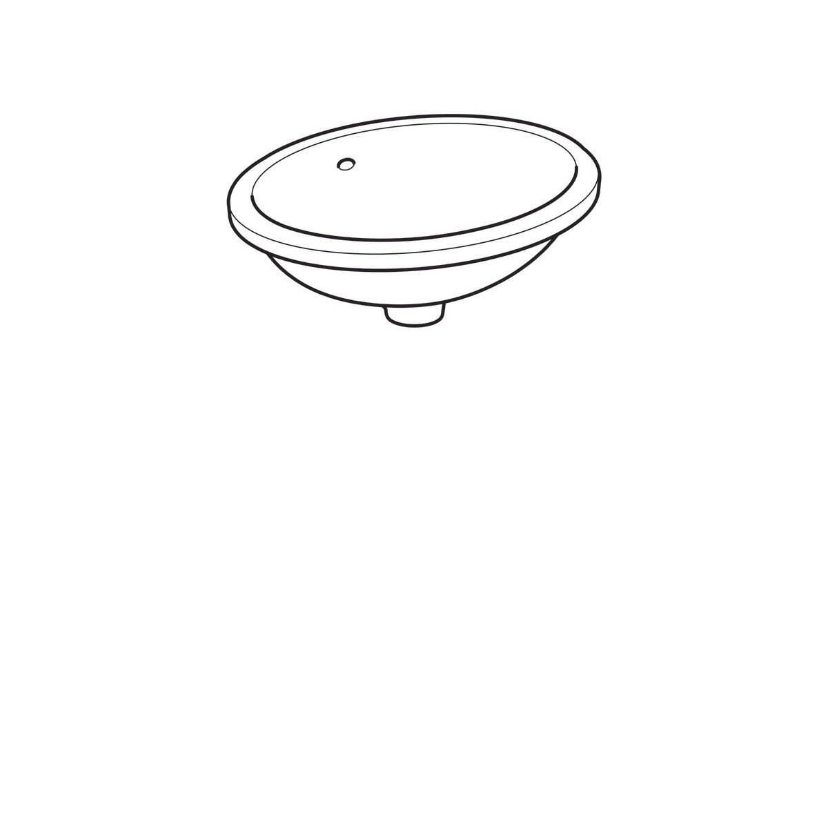 Geberit variform раковина с установкой на столешницу