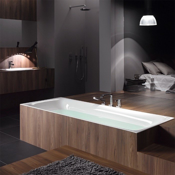 BETTE Lux 3442-000 PLUS Ванна встраиваемая с шумоизоляцией BetteGlasur® Plus 190*90*45 см (белый)
