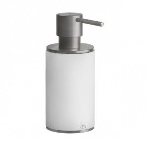 Gessi 316 ACCESSORIES 54737.239 Дозатор для жидкого мыла настольный (белый | нержавеющая сталь шлифованная)