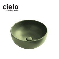 Ceramica CIELO Shui SHBA40 AG - Раковина накладная на столешницу Ø 40 см (Agave)