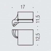Colombo Design LINK B2491 Держатель для туалетной бумаги (хром)
