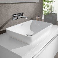 Villeroy Boch Artis 417258RW Раковина накладная для ванной комнаты 58х38 см (цвет белый камень - stone white ceramicplus).