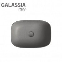GALASSIA Dream 7301GM - Раковина накладная на столешницу 50*38 см (цвет: серый матовый)