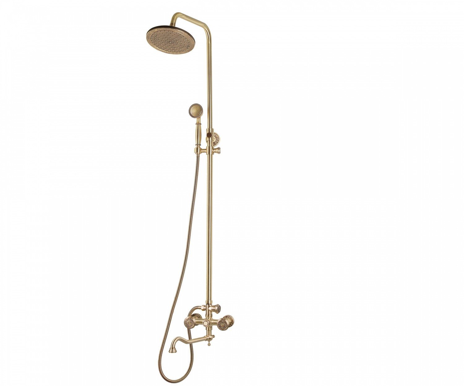 Bronze de Luxe Royal 10121DR Душевая система в комплекте со смесителем ...