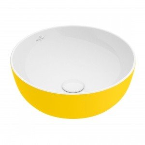 Villeroy Boch Artis 417943BCT5 Раковина накладная круглая для ванной комнаты 43 см (цвет mustard)