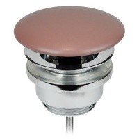 AeT A038142 Выпуск для раковины универсальный | Донный клапан Click-Clack (розовый матовый)