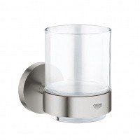GROHE Essentials 40369DC1 - Держатель для: мыльницы, стакана, дозатора жидкого мыла (суперсталь)