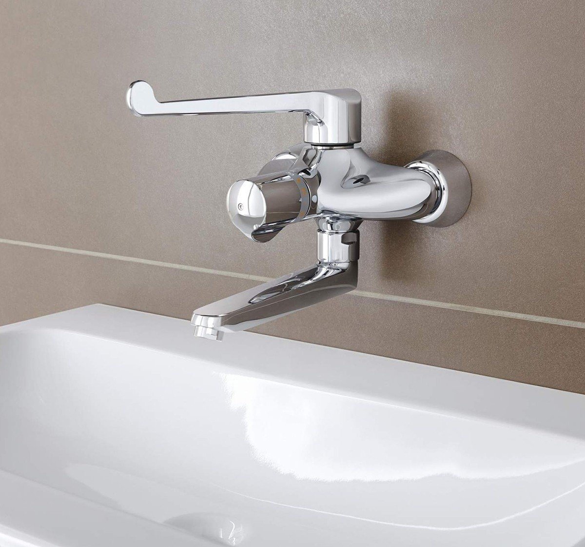 GROHE 34021000 Grohtherm Ergomix Локтевой смеситель для раковины с ...