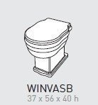 Cielo Windsor WINVASB Унитаз напольный-пристенный