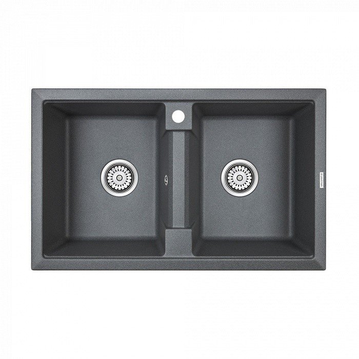 Paulmark ZWILLING PM238150-DG Мойка для кухни двойная 81*50 см (графит ...