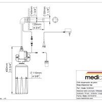 Mediclinics DJ003AC Автоматический дозатор жидкого мыла (хром)
