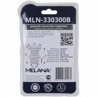 MELANA MLN-330300B Донный клапан | сливной гарнитур (черный)