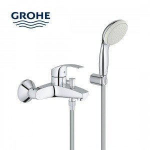 GROHE Eurosmart 3330220A - Смеситель для ванны с душевым гарнитуром (хром)