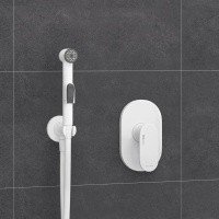 WasserKRAFT Mindel A85056 Гигиенический душ - комплект со смесителем (белый матовый)