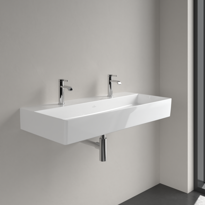 Villeroy&Boch Memento 2.0 4A221KRW Раковина двойная подвесная 1000*470 ...