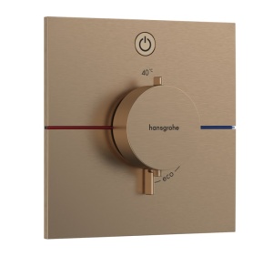Hansgrohe ShowerSelect Comfort E 15571140 Термостатический смеситель для душа - внешняя часть (бронза шлифованная)
