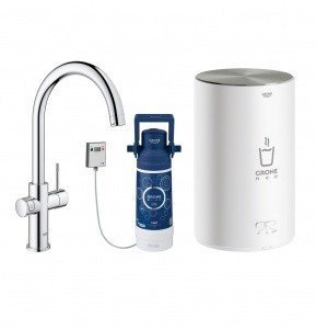 GROHE Red Duo 30083001 Смеситель с фильтром и бойлером для мойки (хром)