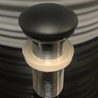 CeramaLux RD026 Донный клапан | сливной гарнитур (черный матовый)