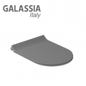 Galassia Dream 7314GM - Сиденье с крышкой для унитаза | soft close (цвет: серый матовый)