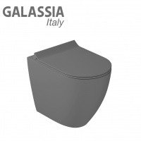 Galassia Dream 7314GM - Сиденье с крышкой для унитаза | soft close (цвет: серый матовый)