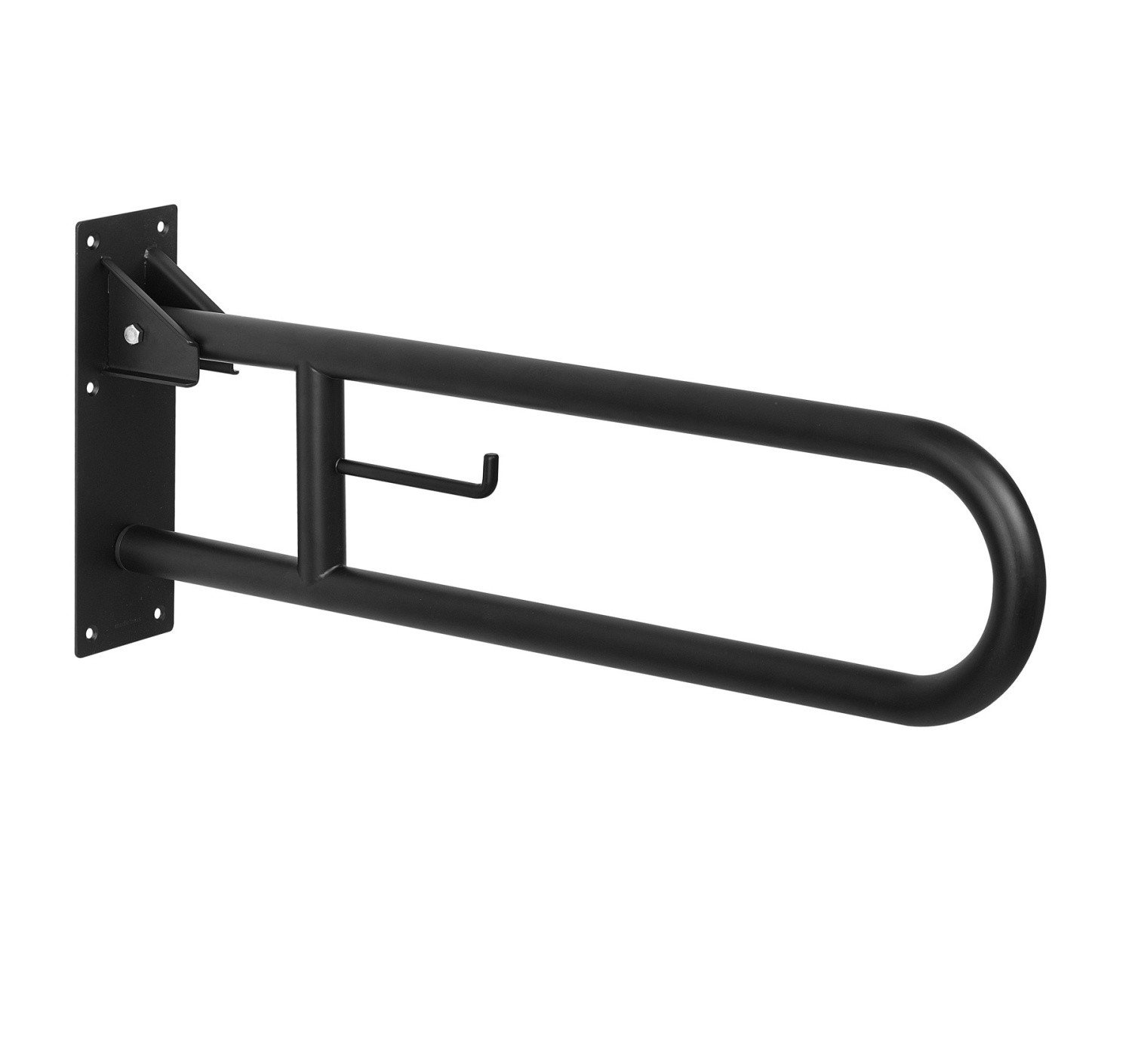 Mediclinics BG2800B Откидной поручень для инвалидов 74 см (черный ...