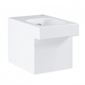 GROHE Cube Ceramic 3948500H Унитаз напольный, безободковый (альпийский белый)
