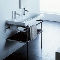 HATRIA Daytime Y0YS01 - Раковина для ванной комнаты 110*50 (с двумя отверстиями для смесителя)