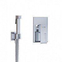 WasserKRAFT Alme A15156 Гигиенический душ - комплект со смесителем (хром)