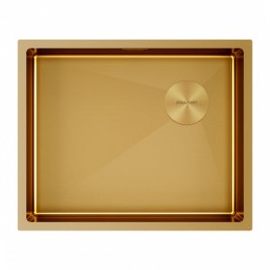 Paulmark NEXT-SKEW 54 UNI PM885444-BG Мойка для кухни 54*44 см (золото шлифованное)