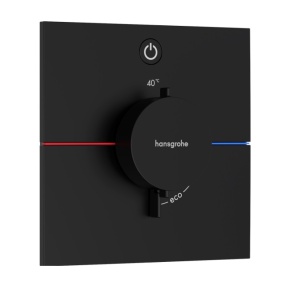 Hansgrohe ShowerSelect Comfort E 15571670 Термостатический смеситель для душа - внешняя часть (чёрный матовый)