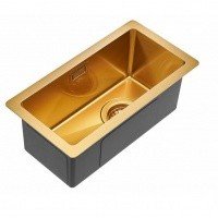 Paulmark KLEIN PM202344-BG Мойка для кухни 23*44 см (брашированное золото)