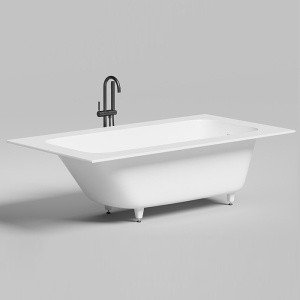 Salini Orlanda Plus KIT 102114G Встраиваемая ванна 1900*1000 мм (белый глянцевый)